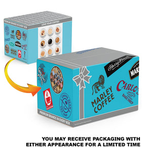 Crazy Cups coffee pods packaged with inspection to ensure freshness.
