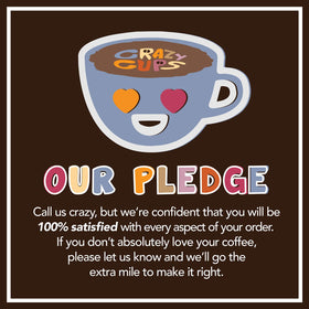 Crazy Cups Death by Chocolate pod offering rich cocoa flavor for dessert inspired coffee