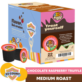 Crazy Cups Decaf Chocolate Raspberry Truffle K-Cup compatible pod for quick office breaks