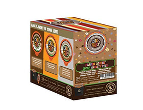 Crazy Cups decaf chocolate flavor pods ideal for dessert-like coffee moments.