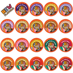 Crazy Cups flavored coffee pods variety pack for flavorful mornings with Keurig