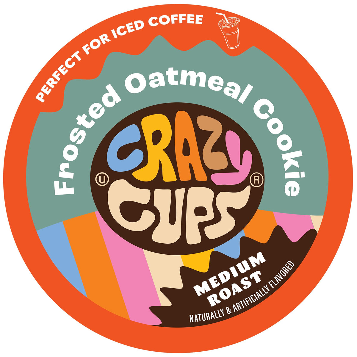Crazy Cups Frosted Oatmeal Cookie pod delivering bakery-style flavor in a single-serve cup