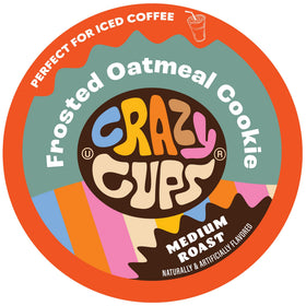 Crazy Cups Frosted Oatmeal Cookie pod delivering bakery-style flavor in a single-serve cup