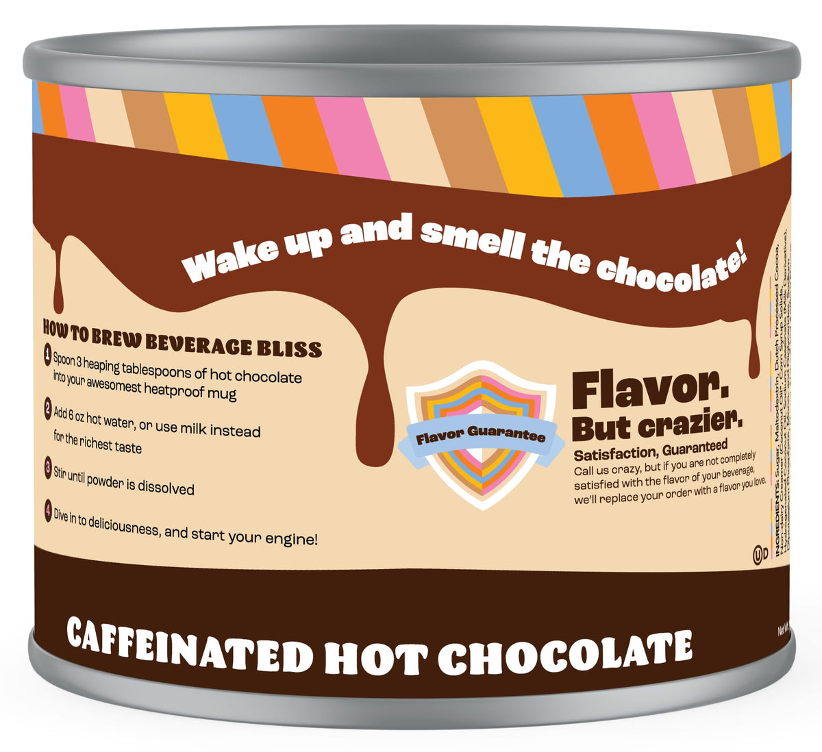 Crazy Cups hot cocoa mug with steam delivers a comforting chocolate ritual.