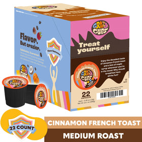 Crazy Cups hot coffee pod ready for quick, comforting breakfast moments
