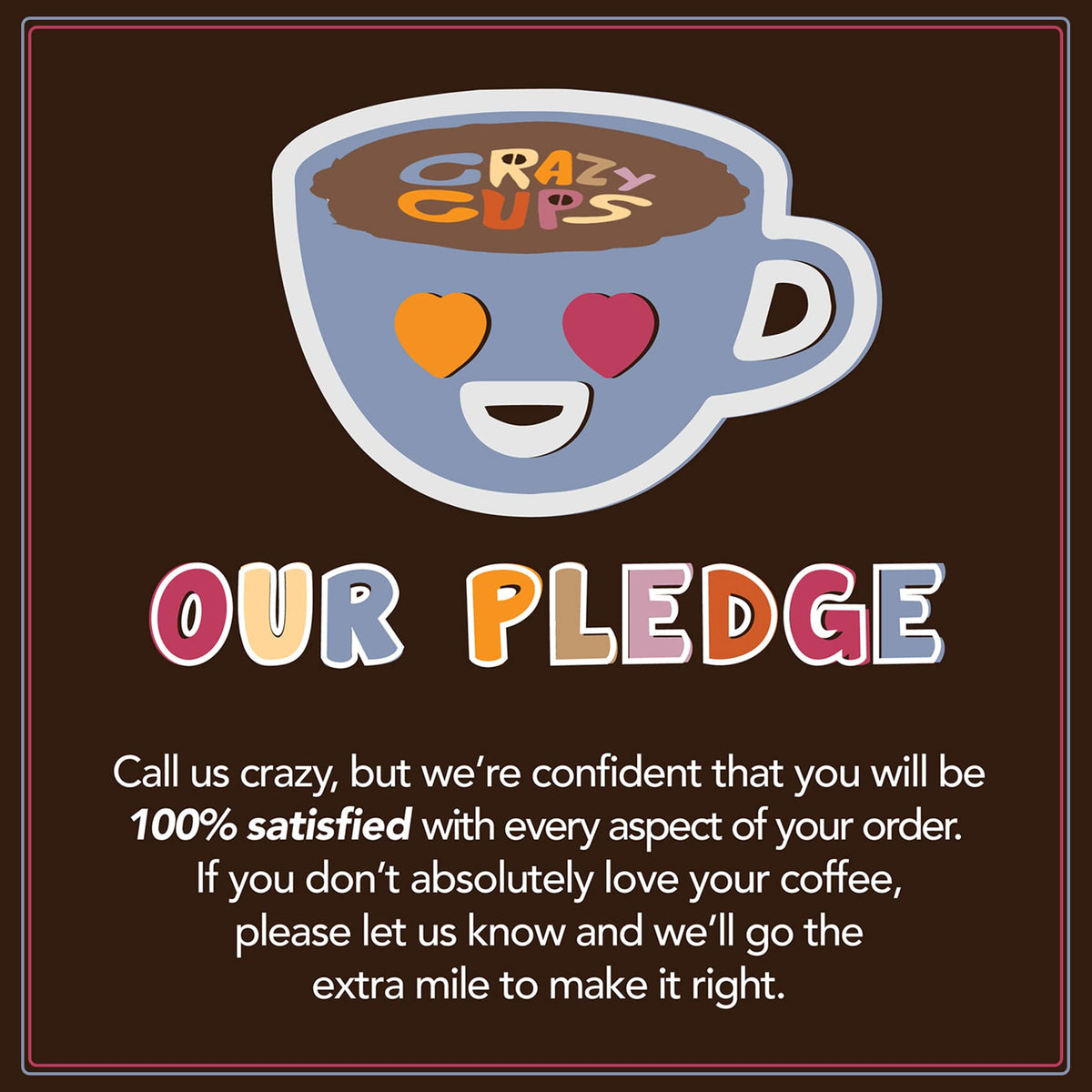 Crazy Cups Keurig-compatible decaf pod fits standard brewers