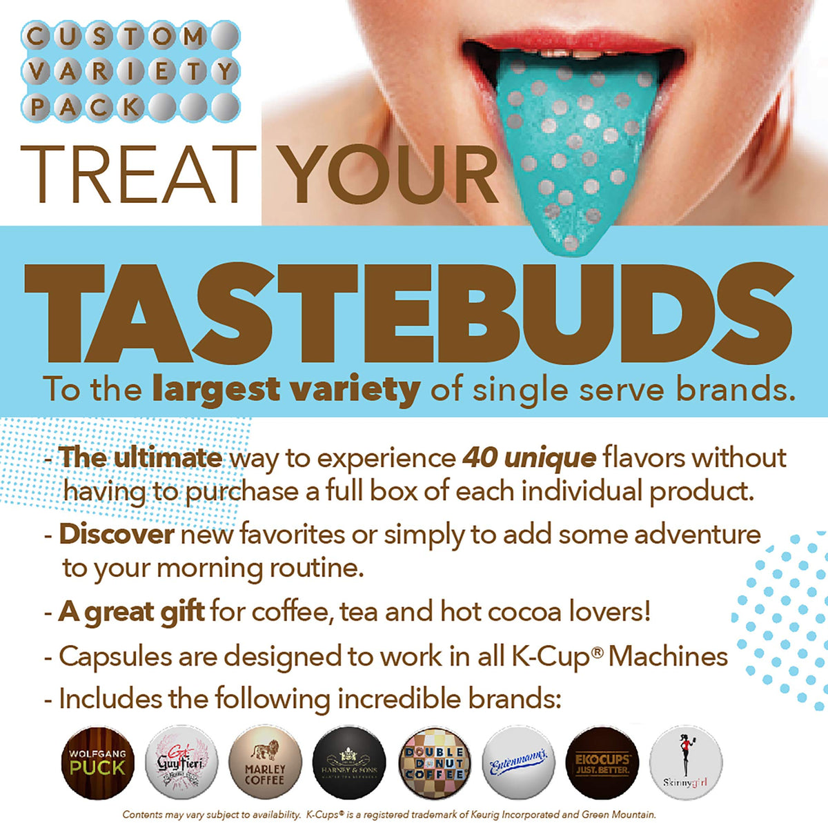 Crazy Cups decaf pods work with Keurig machines for convenient brewing.