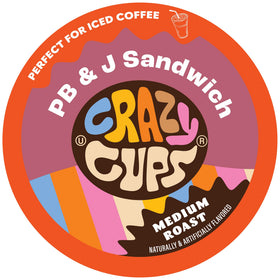 Crazy Cups Peanut Butter Jelly Pod ready for brewing with bold flavor