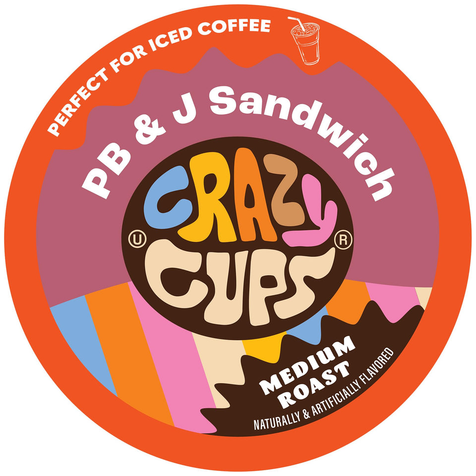 Crazy Cups Peanut Butter Jelly Pod ready for brewing with bold flavor