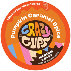 Crazy Cups Pumpkin Caramel Spice pod for Keurig boosts bold flavor