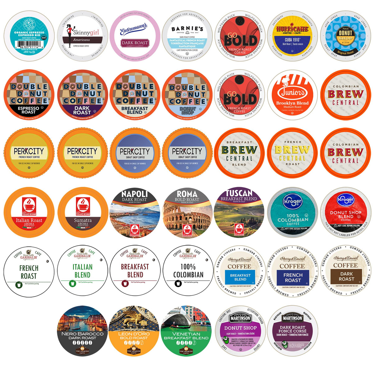 Crazy Cups variety pack cover image showing assorted K-Cups for Keurig brewers.
