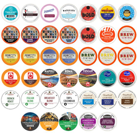 Crazy Cups variety pack cover image showing assorted K-Cups for Keurig brewers.