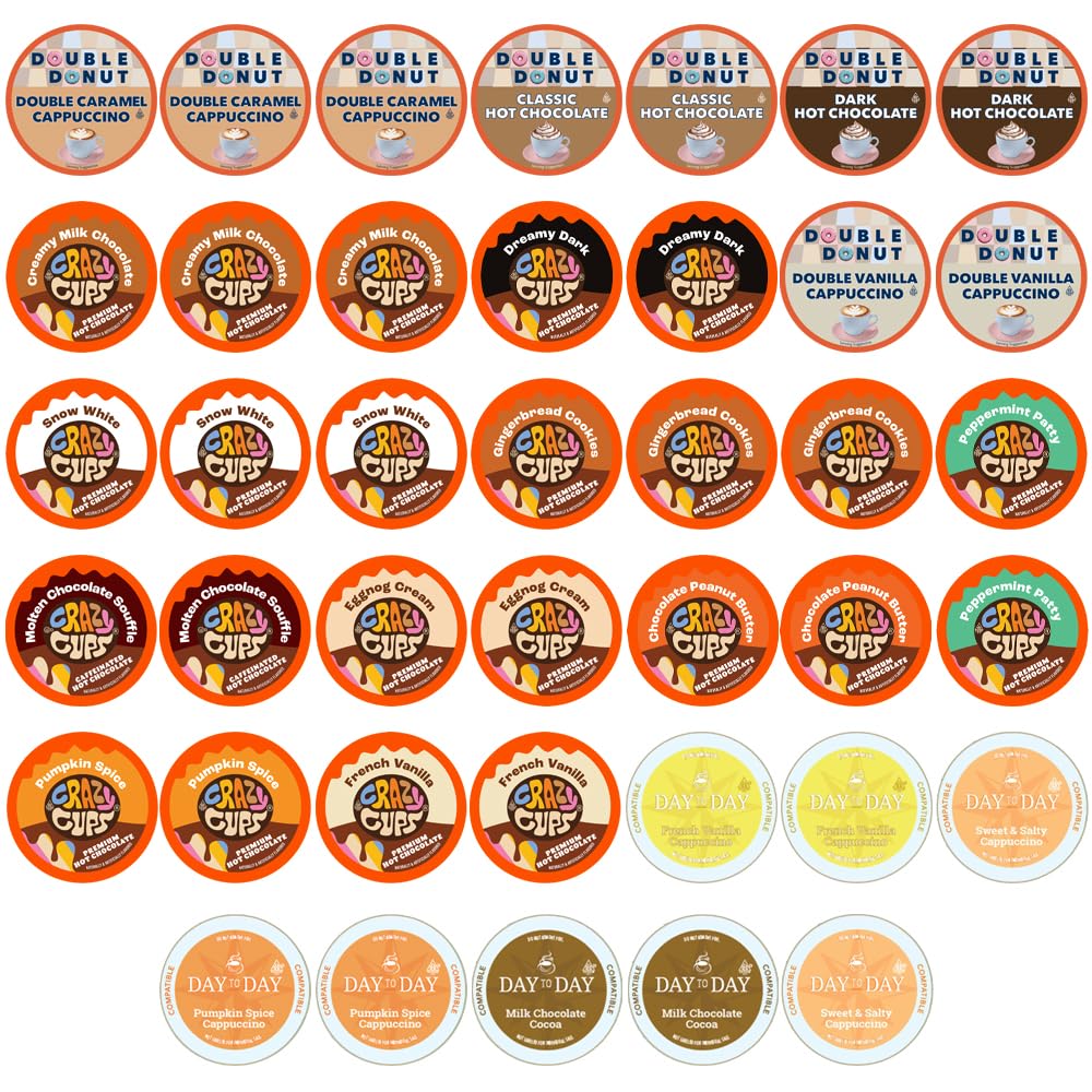 Crazy Cups variety-pack front for Keurig brewers.