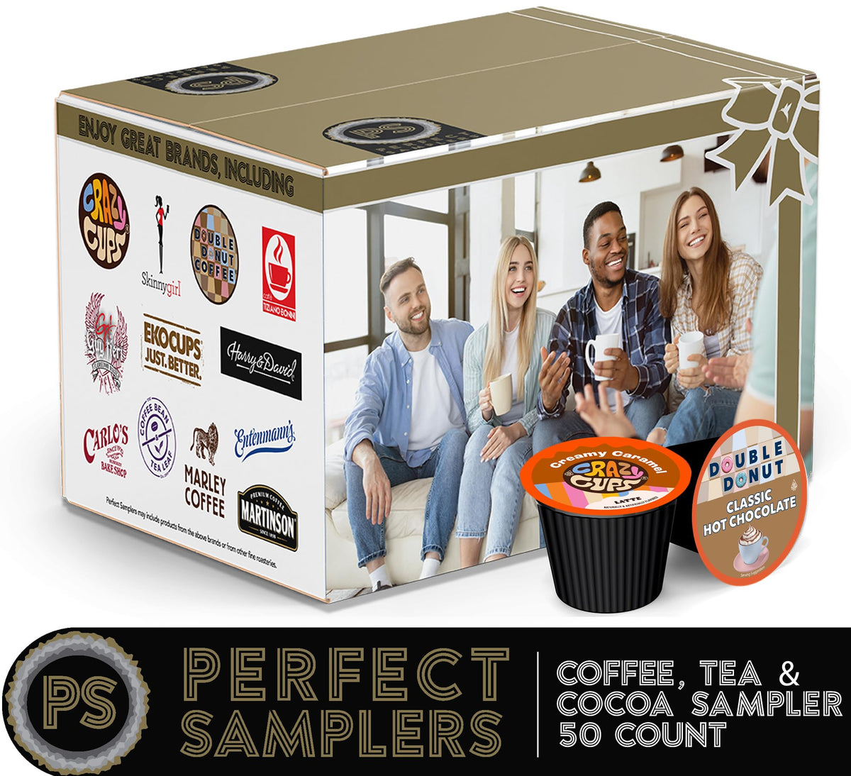 Crazy Cups variety-pack tea selection ideal for afternoon breaks