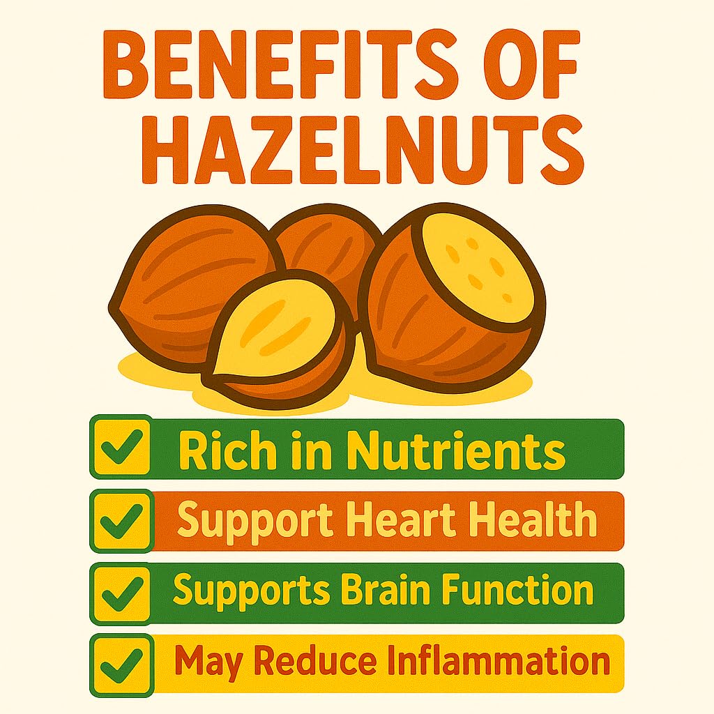 Crazy Nuts whole hazelnuts for snacking and baking.