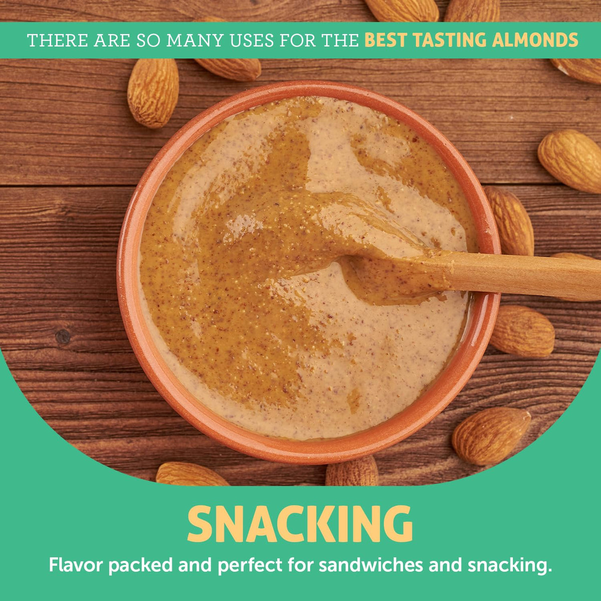 Crazy Richard's almond butter on toast showcases versatile spreadability.