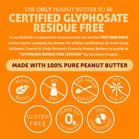 Family-friendly uses of Crazy Richard's peanut butter for cookies and PB&J.