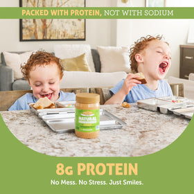 Crazy Richard's glyphosate-free peanut butter jar — clean ingredients for mindful eating.