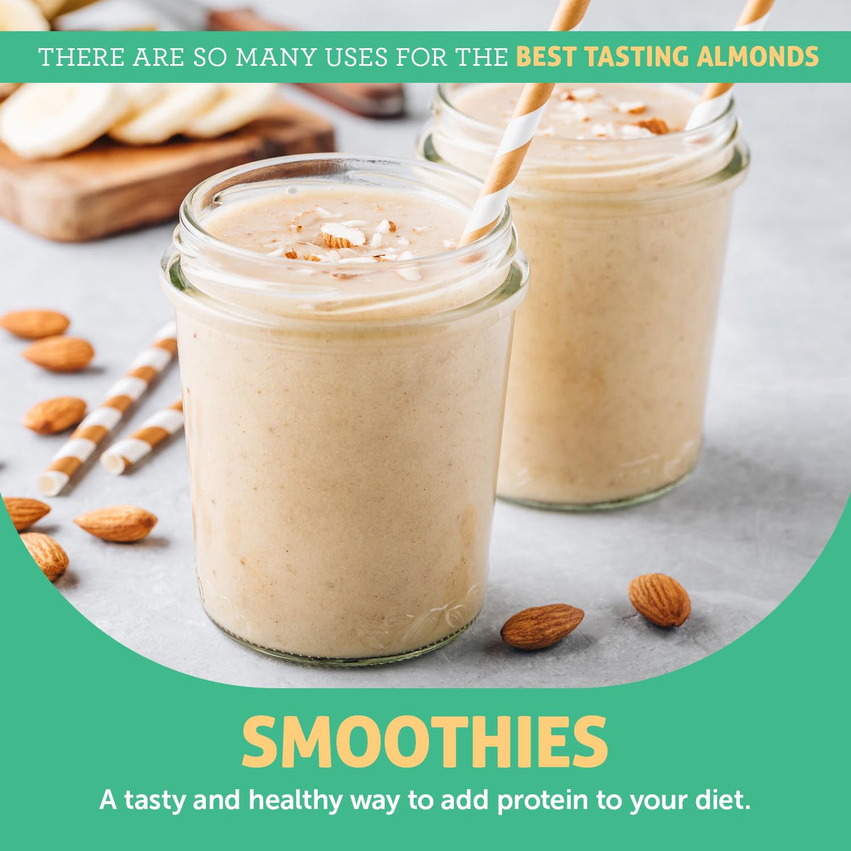 Pantry-stable Crazy Richard's almond butter ready for quick, convenient use.