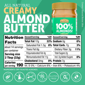 Stir and drizzle Crazy Richard's almond butter to reclaim its smooth texture.