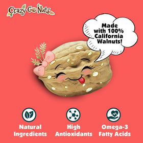 CrazyGoNuts No artificial colors label highlights all-natural ingredients.