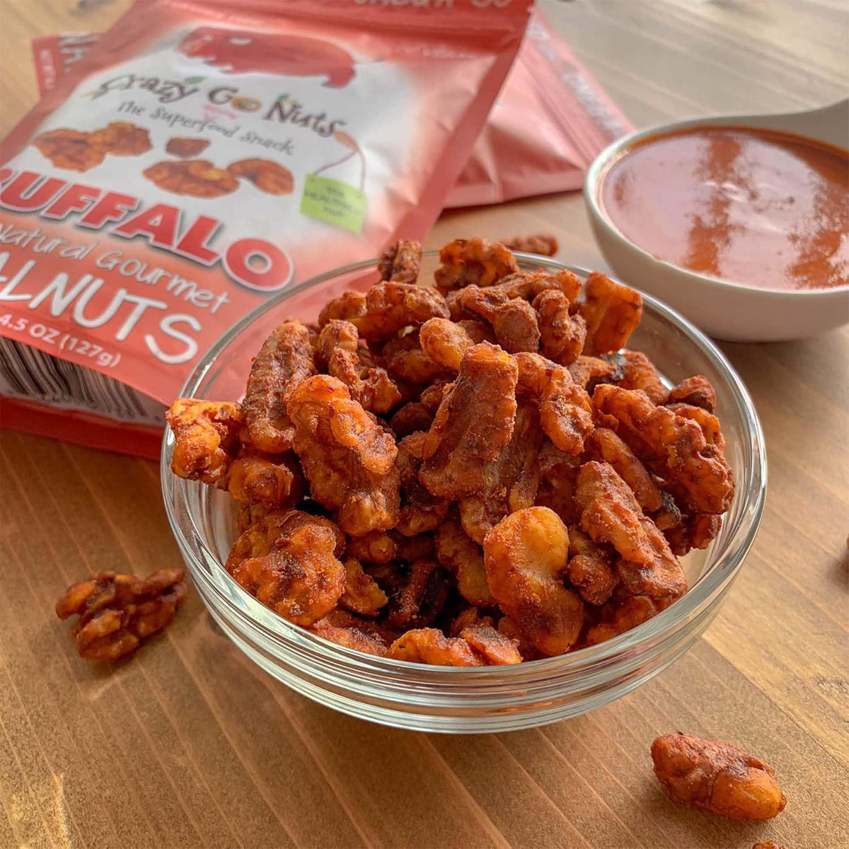 CrazyGoNuts convenient on-the-go snack for busy days.