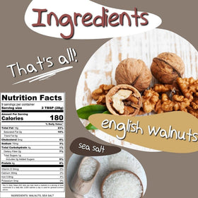 CrazyGoNuts walnut butter jar closeup showing thick, creamy texture and rich aroma.