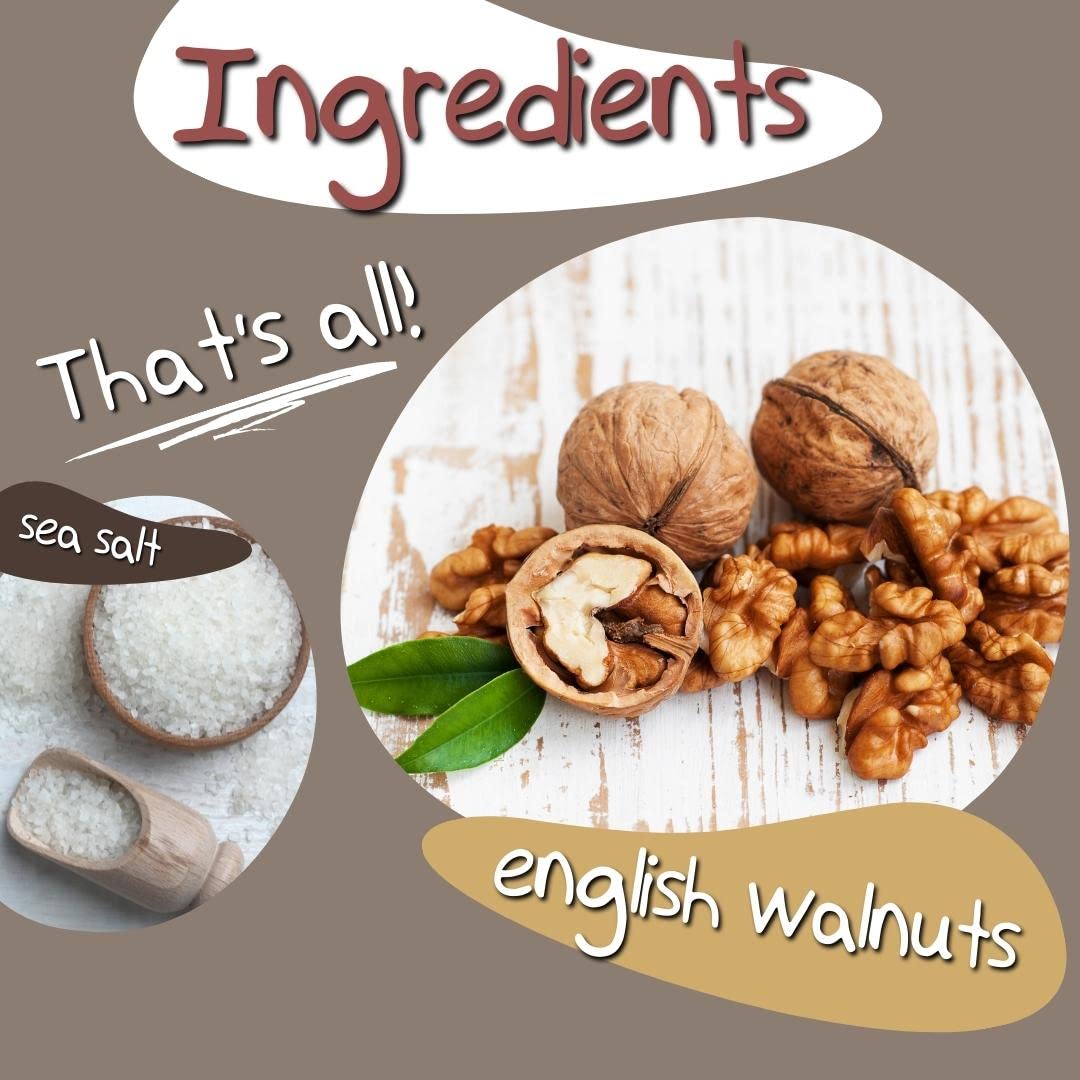 CrazyGoNuts Walnut Butter spread with smooth texture ideal for stirring