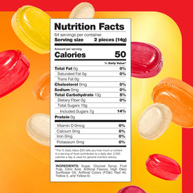 CRAZYOUTLET Arcor fruit-filled candy colorful wrappers on display