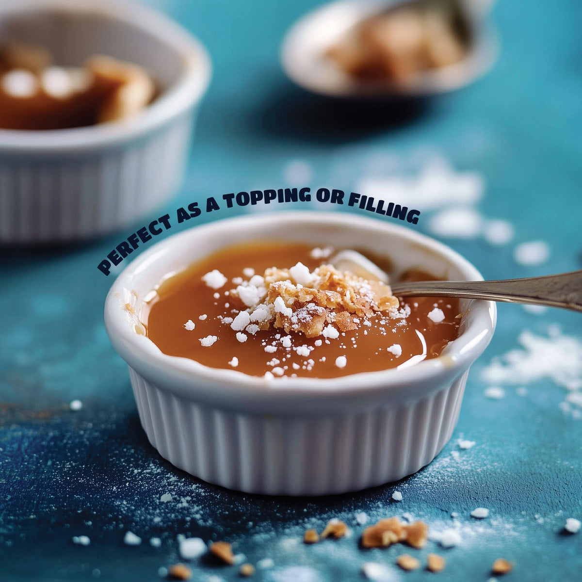 CRAZYOUTLET Sea Salt Caramel Cubes for baking and caramel sauce