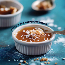 CRAZYOUTLET Sea Salt Caramel Cubes for baking and caramel sauce
