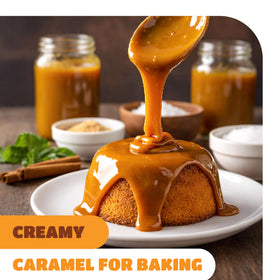 CRAZYOUTLET Caramel candies melting into sauces for desserts.