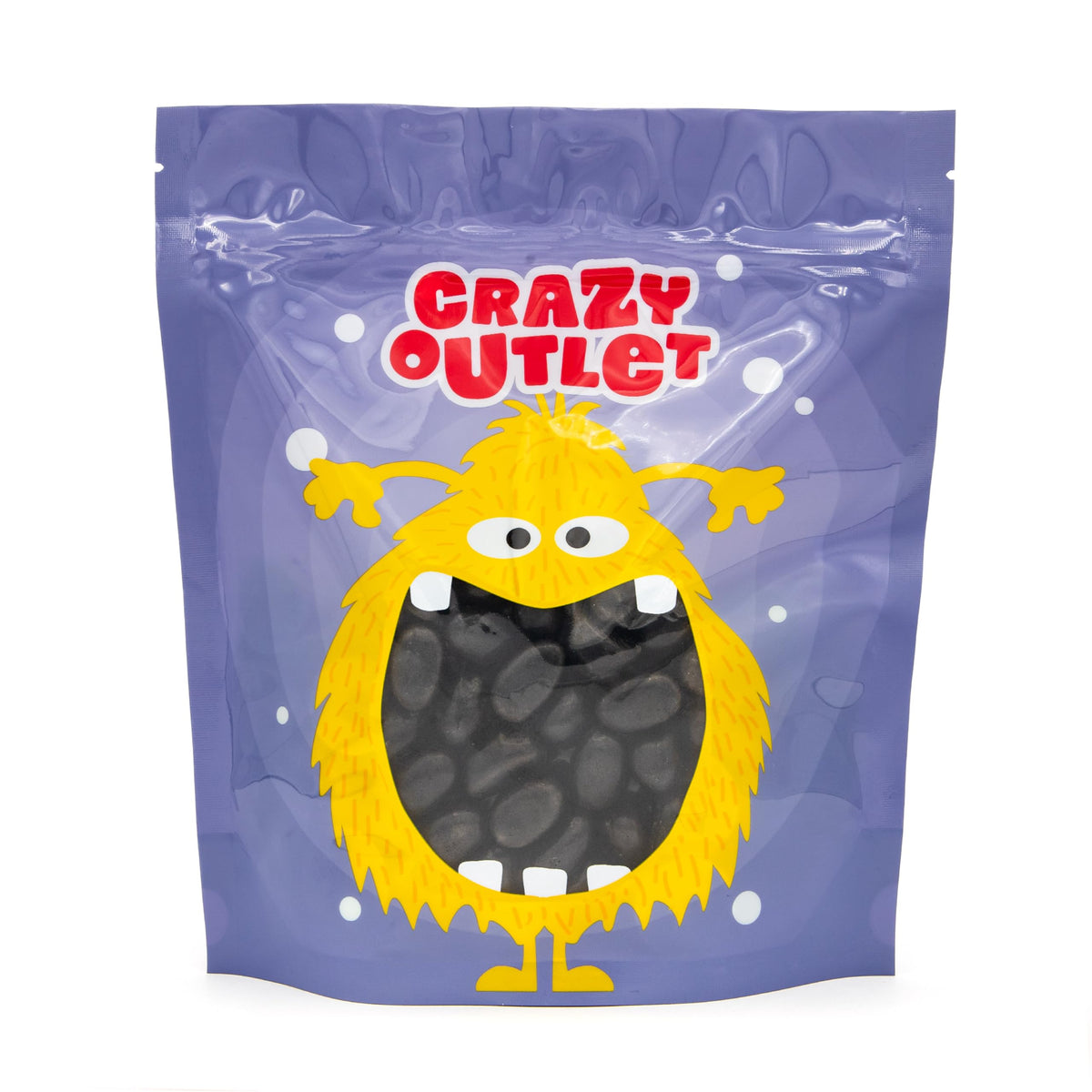 CrazyOutlet nostalgic confection of black licorice jelly beans for licorice lovers.