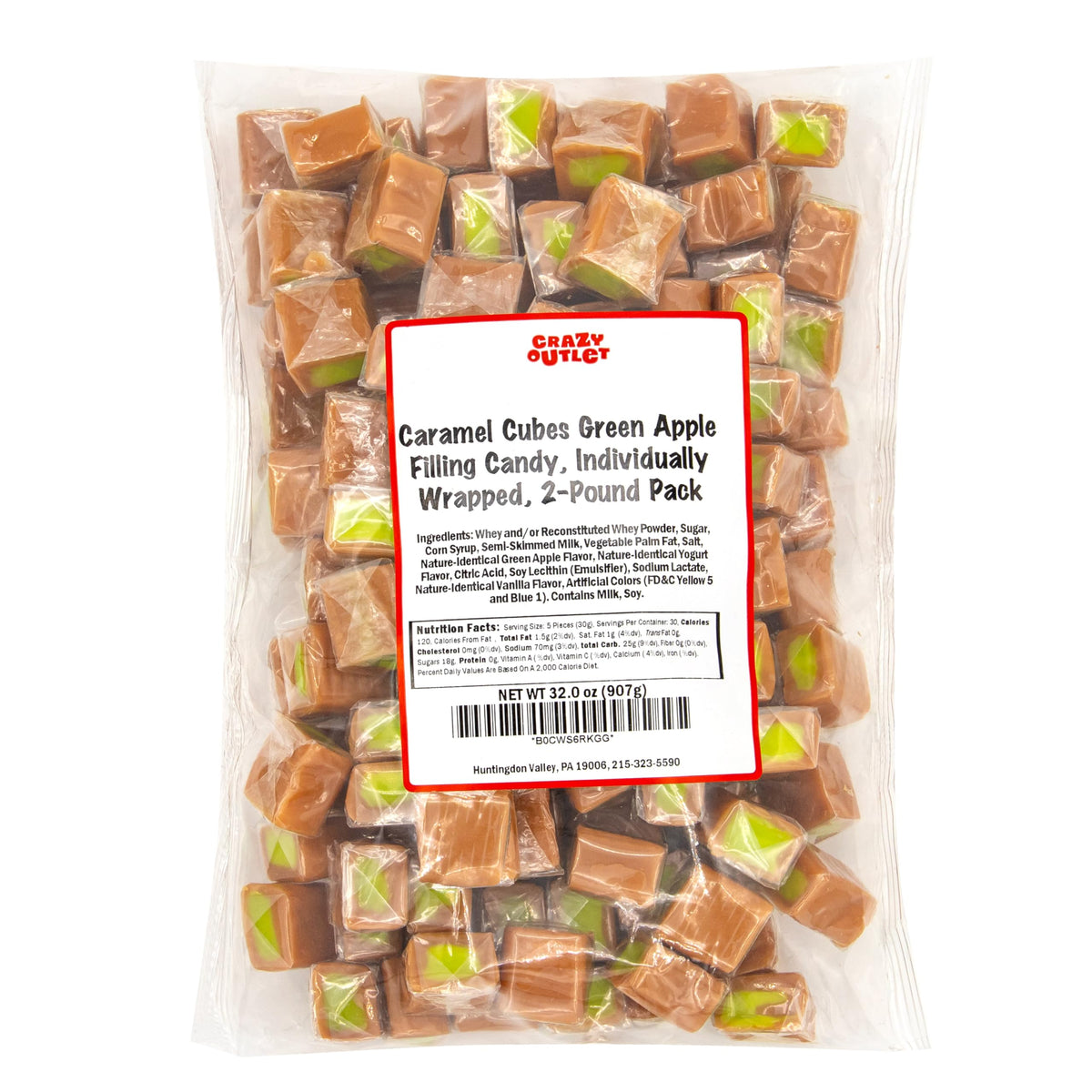 CrazyOutlet Caramel Cubes party bowl option ideal for gatherings.