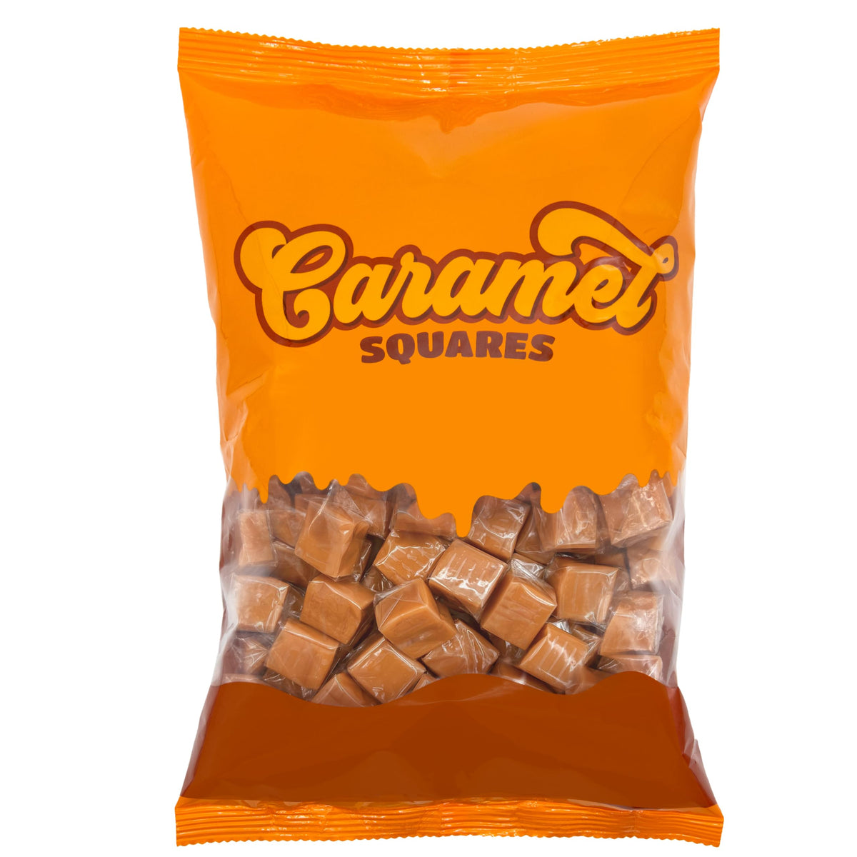 CRAZYOUTLET Caramel Cubes closeup showing smooth texture and rich aroma