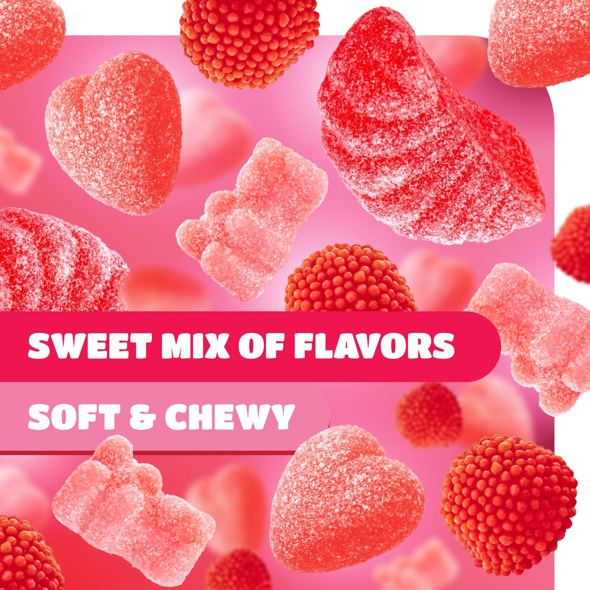 CrazyOutlet Cherry Hearts Jelly Candies as romantic table accents