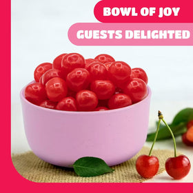 CRAZYOUTLET Cherry Sours Candy bowl adds lively tart bites to office treats