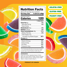 CRAZYOUTLET Fruit Slices colorful wedges showcase assorted flavors.