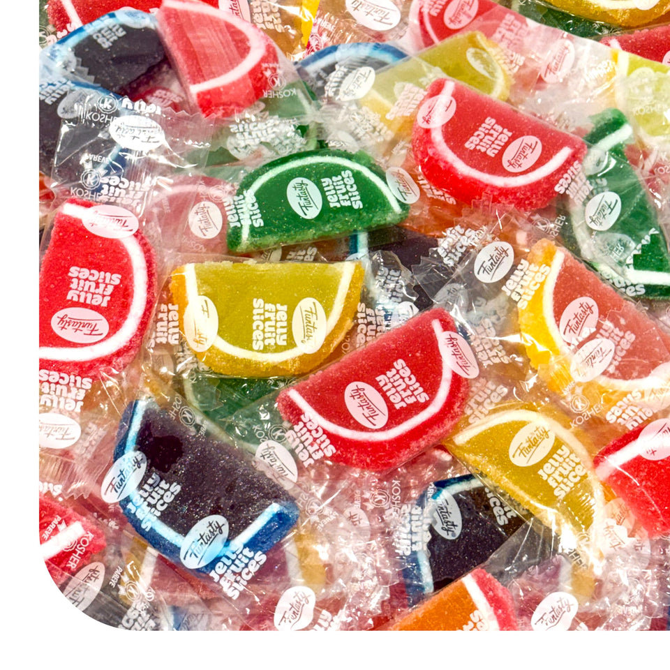 CRAZYOUTLET Fruit Slices 2 lb bag shown for bulk snacking.