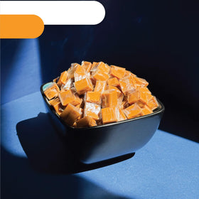 CRAZYOUTLET Gift basket-ready caramel cubes for sweet gifting