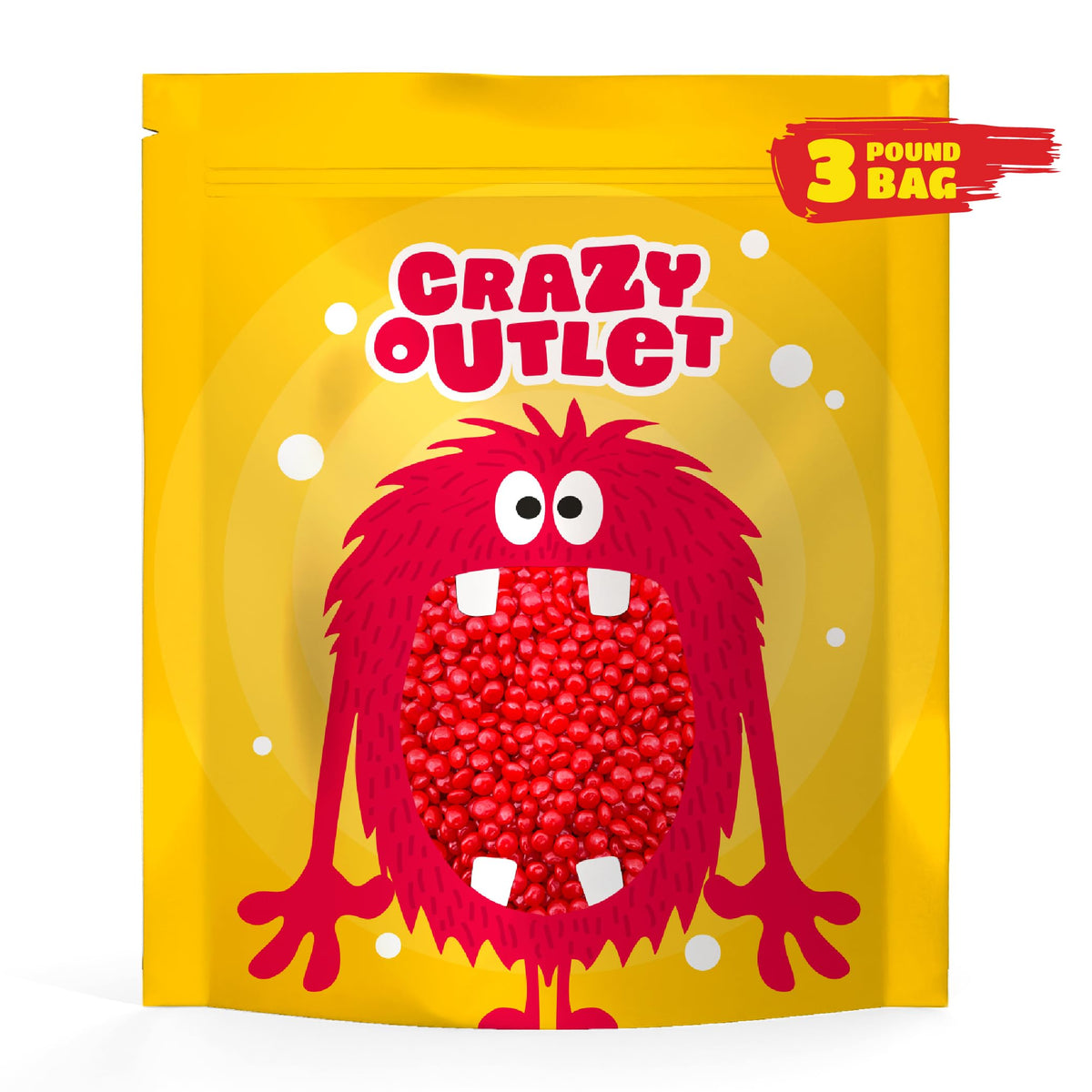 CrazyOutlet cinnamon pieces on a gingerbread house for colorful edible accents.