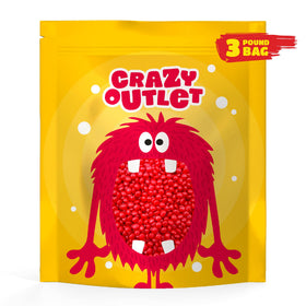 CrazyOutlet cinnamon pieces on a gingerbread house for colorful edible accents.