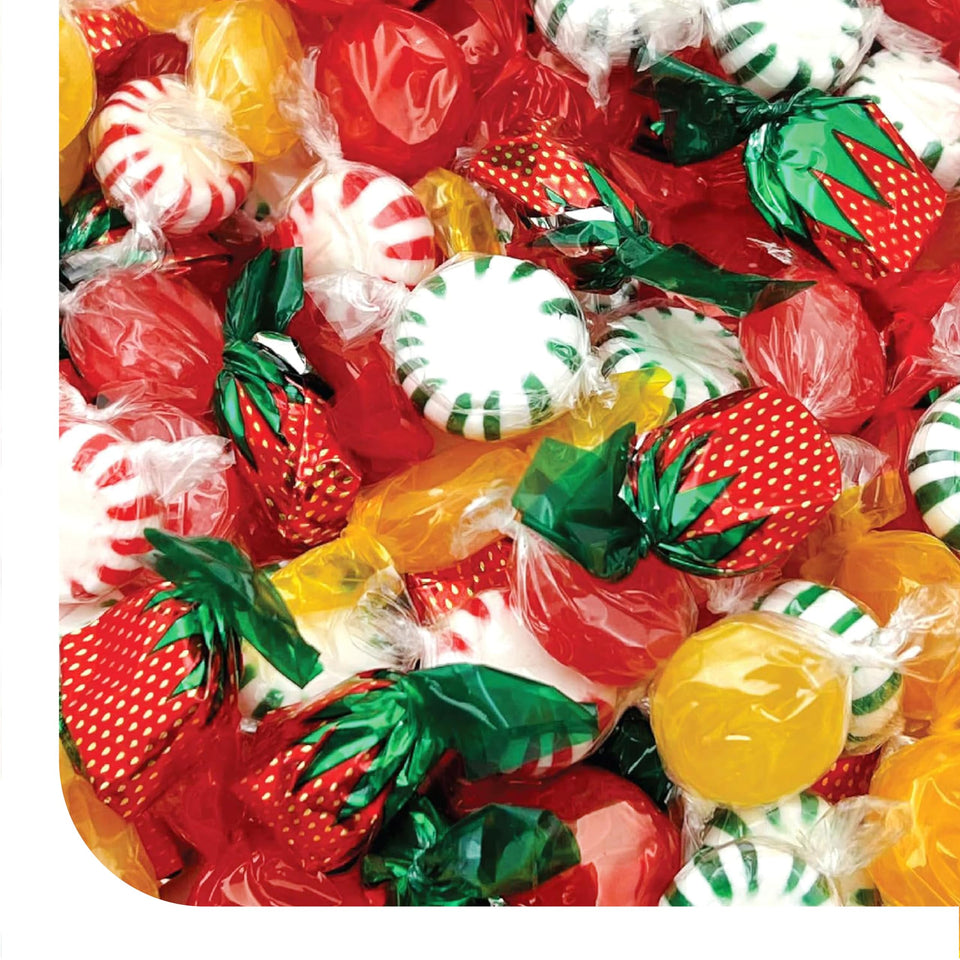 CrazyOutlet hard candy assortment with varied colors, ideal for sharing at gatherings