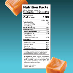 CRAZYOUTLET Sea Salt Caramel Cubes gift-ready for holidays and celebrations