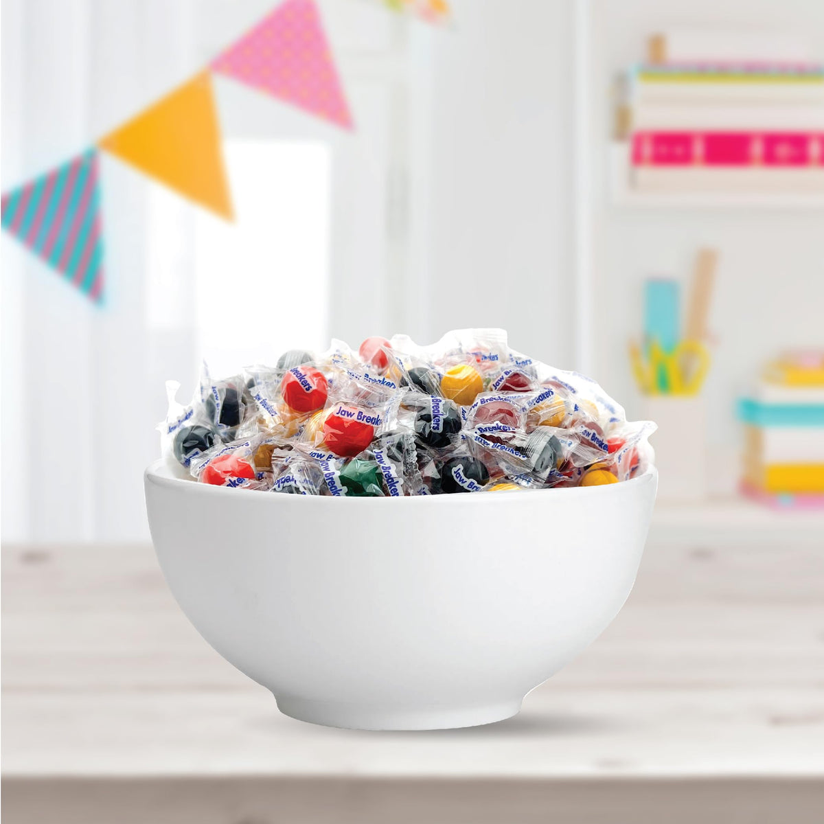 CrazyOutlet Jaw Breakers, individually wrapped for easy sharing and on-the-go snacking.