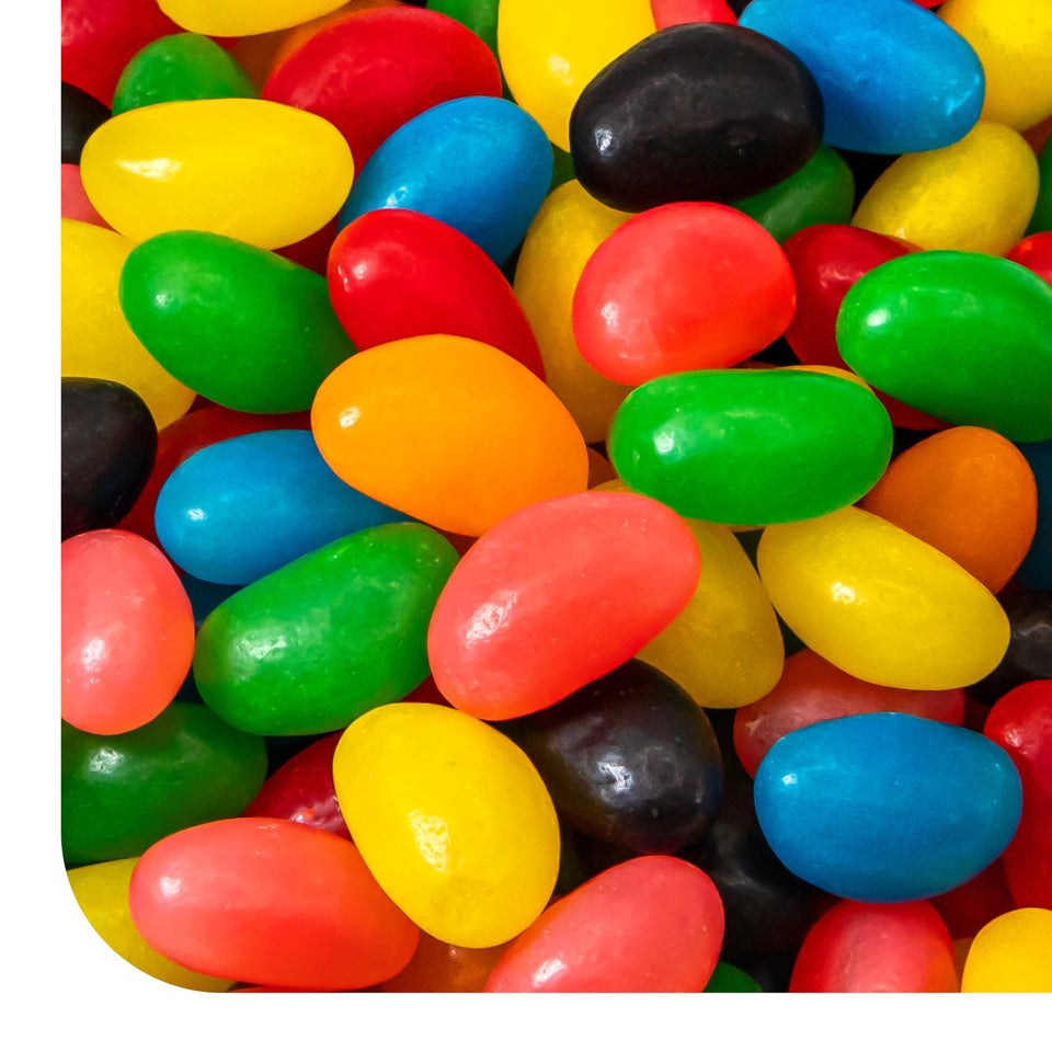 CRAZYOUTLET Jelly Beans 2lb bulk pack — bright colors for bulk candy bowls and displays