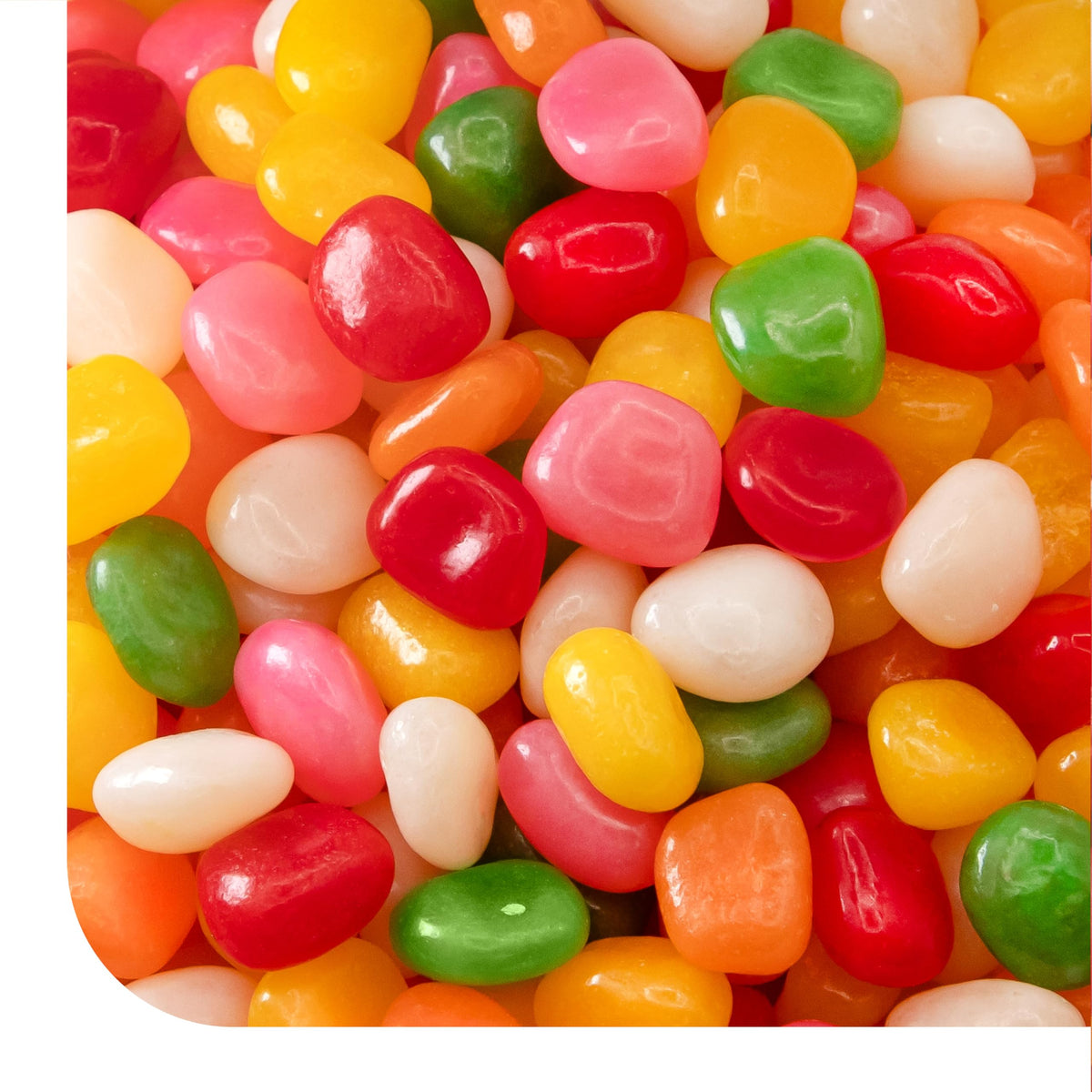 CRAZYOUTLET Jelly Beans 2lb pack, display-ready, vibrant colors for parties and bowls.