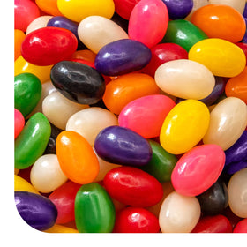 CRAZYOUTLET Jelly Beans 2 lb pack, colorful beans ideal for buffets and gift baskets.