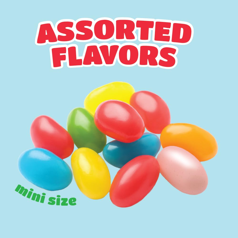 CrazyOutlet jelly beans blue raspberry flavor for colorful Easter baskets.