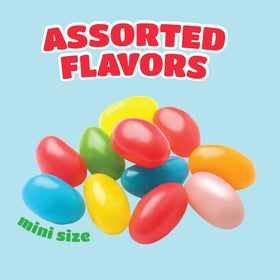 CrazyOutlet jelly beans blue raspberry flavor for colorful Easter baskets.